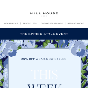 This Week Only: The Spring Style Event