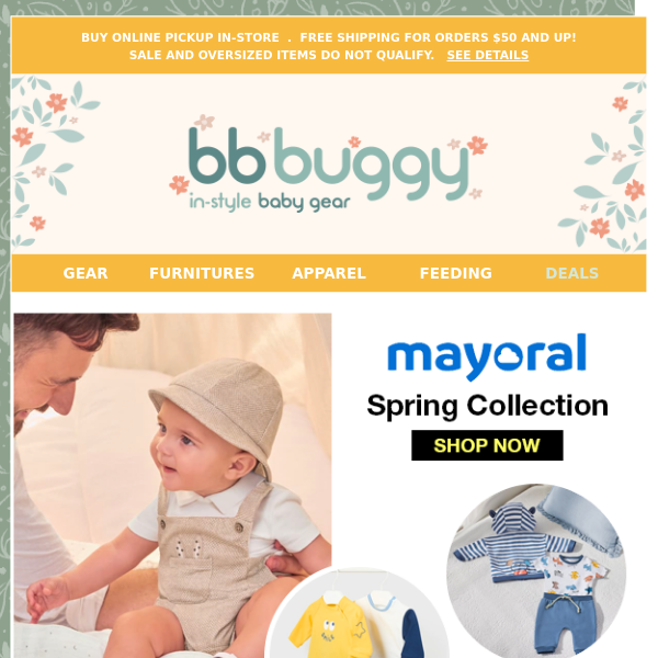 BB Buggy: NEW SPRING FASHION ON + 20% OFF ALL WINTER GEAR