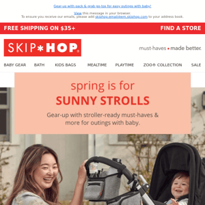 Get your stroller ready…it’s almost spring!