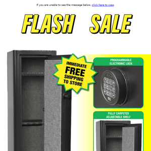 4-Gun, Fire Rated Safe only $199
