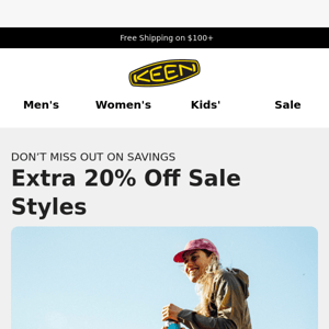 Grab Your Seasonal Savings Now! Extra 20% Off on Sale Styles at Keen Footwear 🥾👟