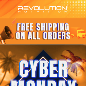 Free Shipping on all orders | Cyber Monday In Summer!