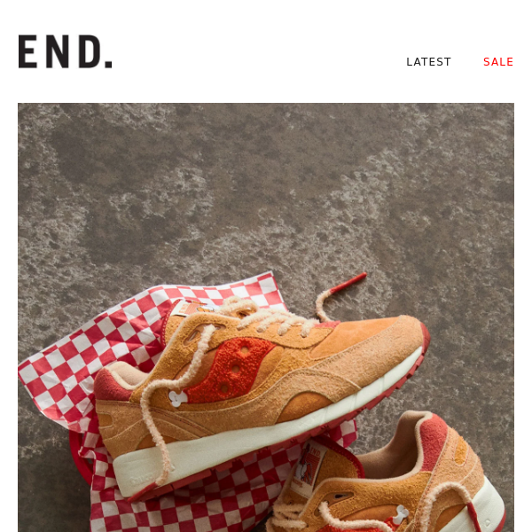 END. x Saucony Shadow 6000 'Fried Chicken' - Register now