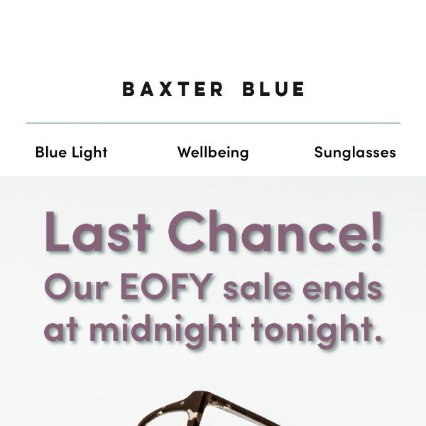 Last Chance! Our 40% off EOFY sale ends in 12 hrs 🎉