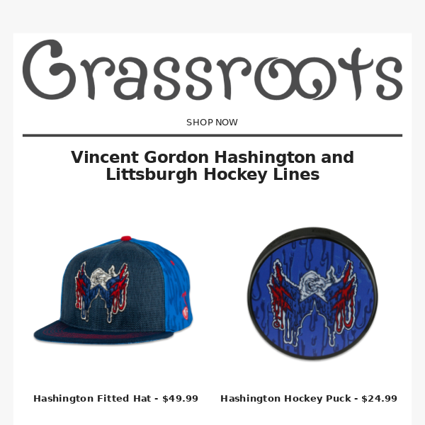 New Vincent Gordon Hockey Lines Out NOW!!!