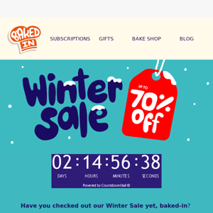 Our Winter Sale is almost over! ❄️