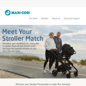 Take our quiz to find your perfect stroller