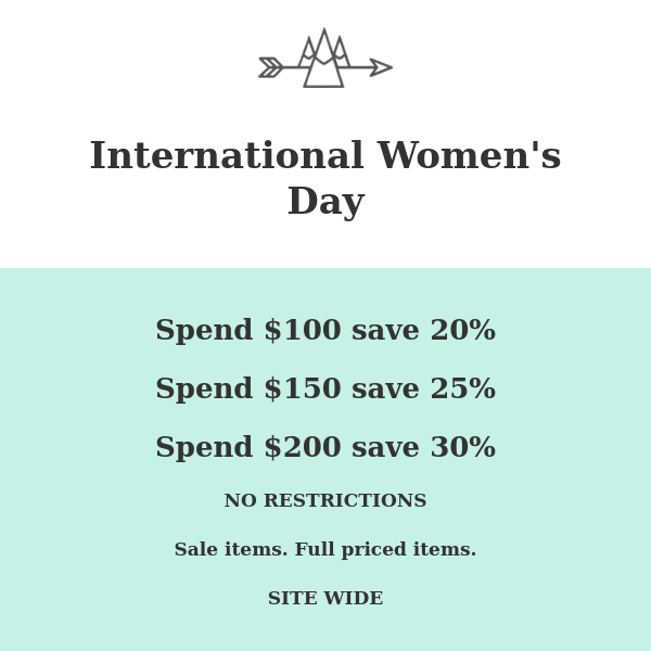 International Women's WEEK Save 30% 🫦