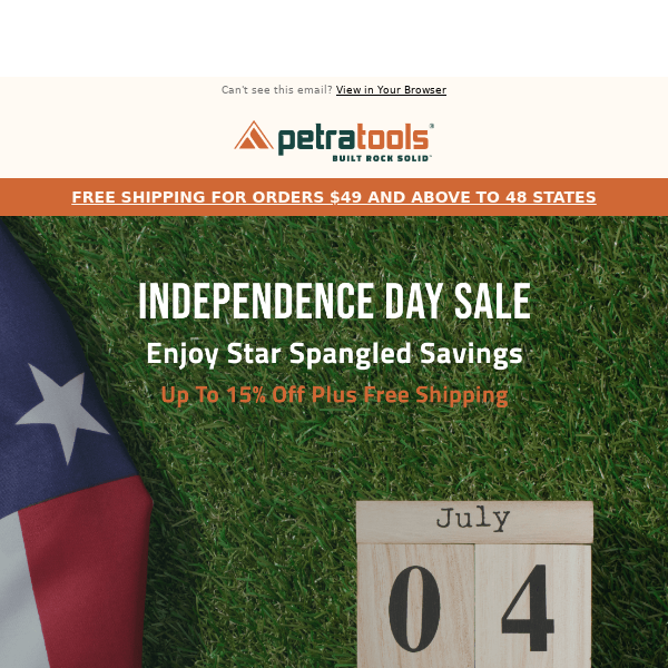 Flag-Waving Discounts & Statue of Liberty-Sized Savings!