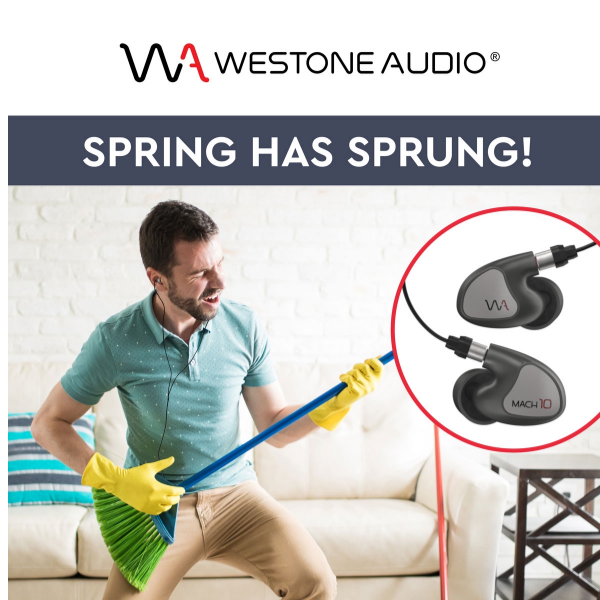 Spring cleaning is better with MUSIC