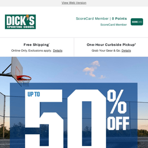 Your DICK'S Sporting Goods update: we can't keep this to ourselves...