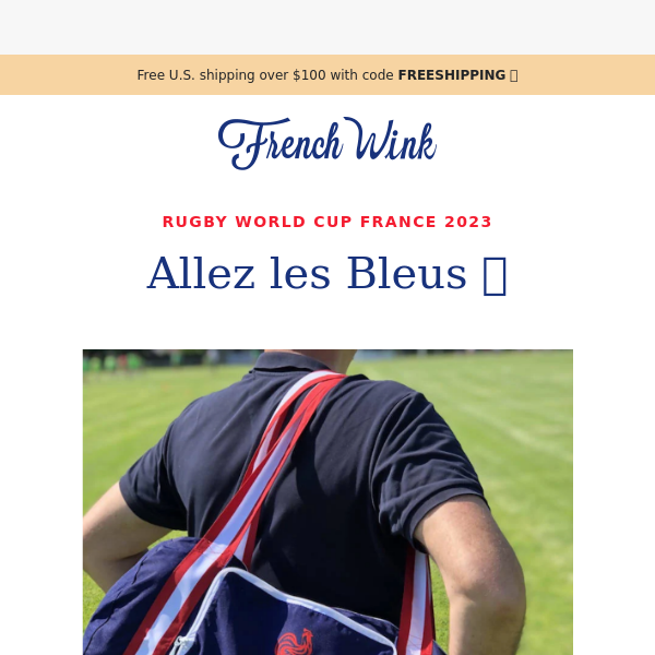 France Rugby Sport Bag - Loopita – French Wink