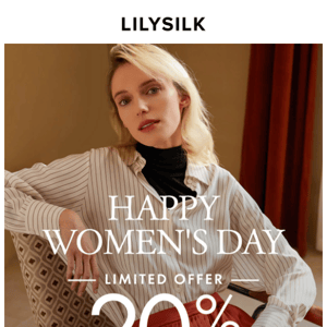 Happy Women's Day | 20% OFF