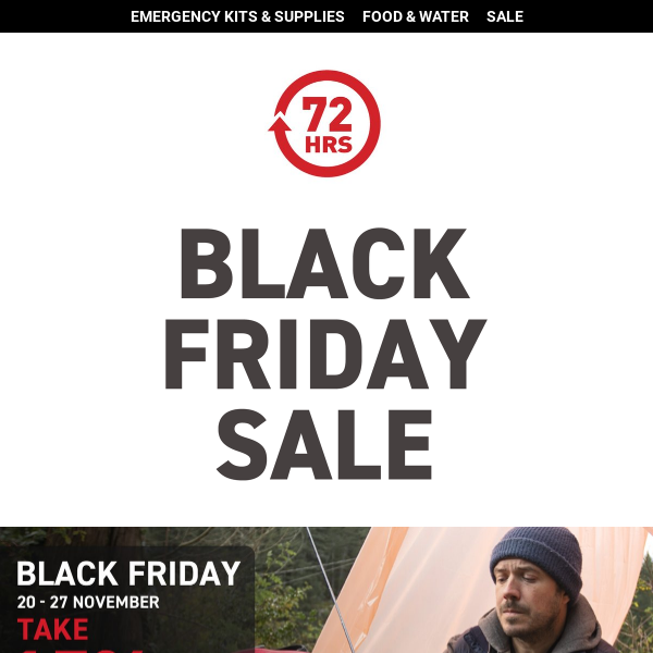 Black Friday is Here! Exclusive Deals at 72hours.ca