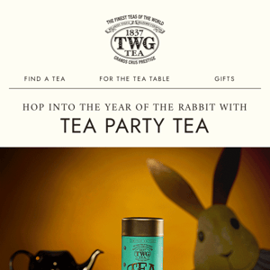 Hop into an Exuberant Year of the Rabbit with Tea Party Tea! 🐰