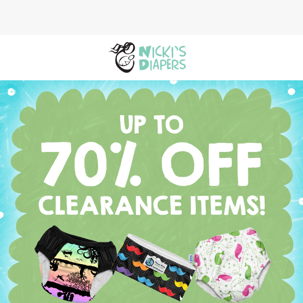 New Clearance Items up to 70% OFF!