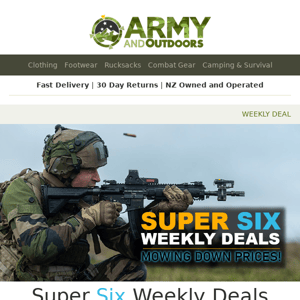 Super Six 🎯 Weekly Deals - BIG Savings!