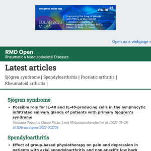 Our latest articles are online and ready to read!