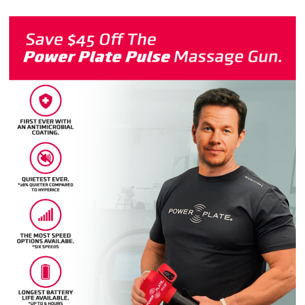 $45 Off Mark Wahlberg’s Favorite Massage Gun