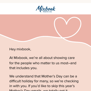 Checking in on you this Mother's Day ❤️