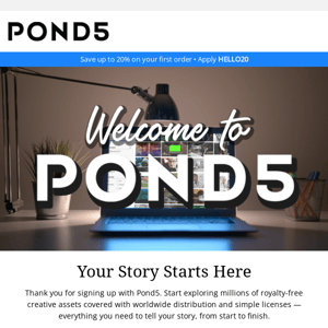 Welcome to Pond5!