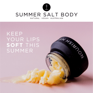 Keep your lips soft this Summer!  👄