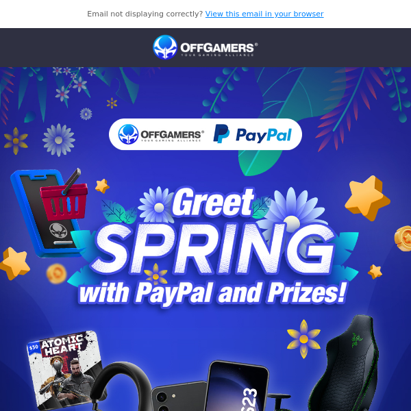 Greet Spring with PayPal and Prizes!