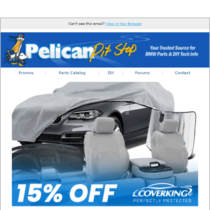 15% OFF Coverking and More Early Access Specials for Your BMW