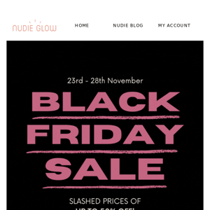 Black Friday Sale Starts Now 🖤