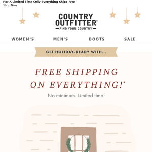 Free Shipping On Everything