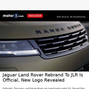 Jaguar Land Rover Has A New Name And A New Logo