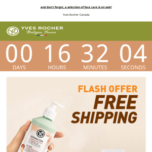FREE SHIPPING is almost over 😱