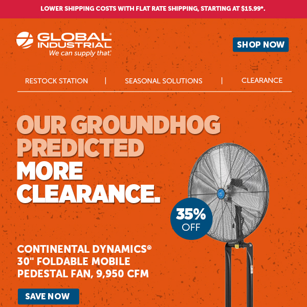 Global Industrial Clearance You Can't Miss ➡️