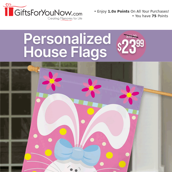 $23.99 Personalized House Flags | New Designs Just Added!