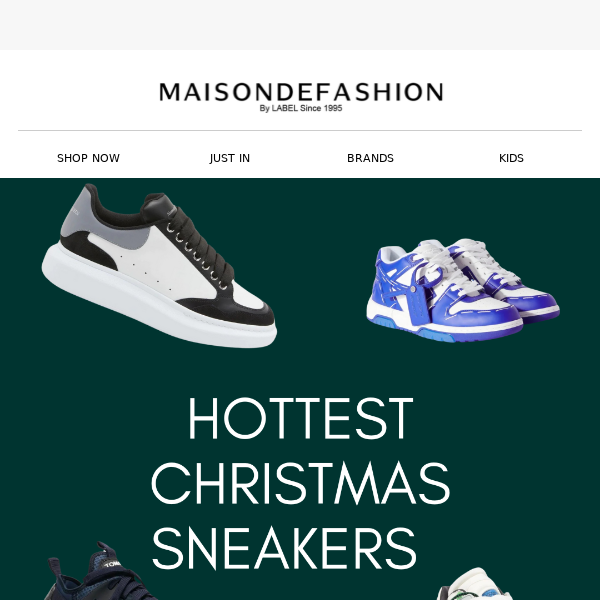 Hottest Christmas Sneakers