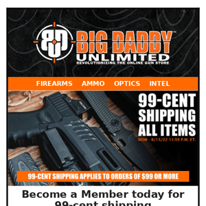 Johnny GLOCKS Exclusive + 99-Cent Shipping