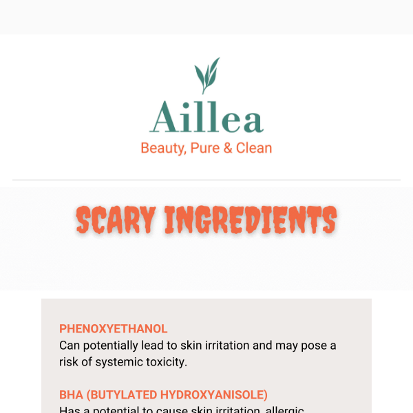 Terrifying Ingredients to Banish This Halloween! 👻