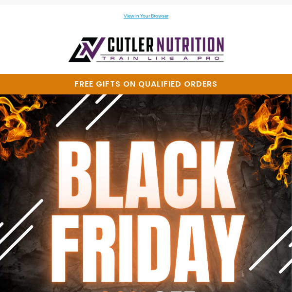 Jay Cutler! Get Ripped Deals: 30% Off This Black Friday!