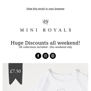 Huge discounts this weekend! Birthday Pyjamas starting at just £7.50!