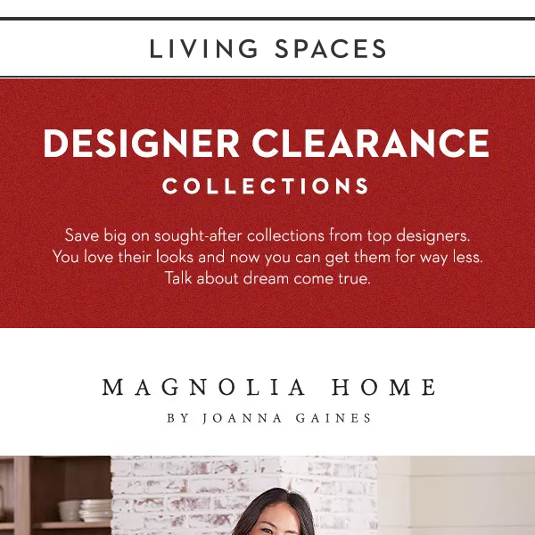 CLEARANCE: Get The Best Designer Collections for Less!