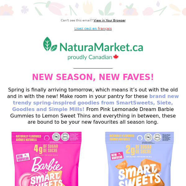 New Season 🌷 New Favs from SmartSweets, Siete, Goodles, Simple Mills