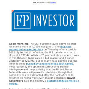 A bull run in the making, Canadian prospecting and weather forecasting