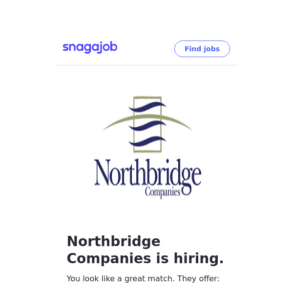 Northbridge Companies is Hiring Near You