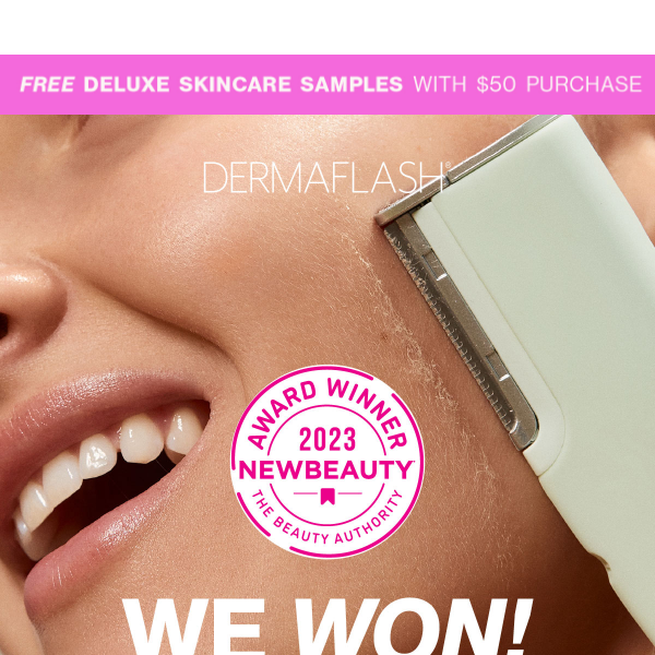 We won! Best Dermaplaning Device 🥇