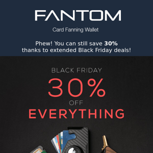 Black Friday deals EXTENDED