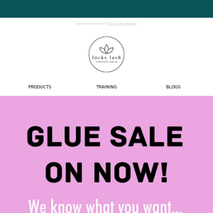 GLUE SALE? YES PLEASE! 🙌🏻