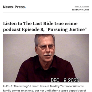 News alert: 🎧 Listen to The Last Ride podcast, Episode 8: The investigation and the loose ends