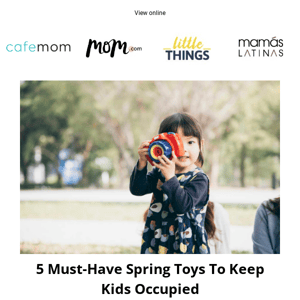 5 Must-Have Spring Toys To Keep Kids Occupied