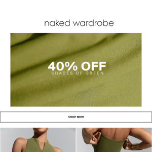 ROLL UP: 40% OFF Shades of Green