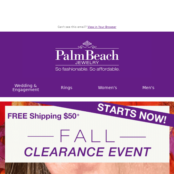 Fall Clearance Event - HUGE Savings 📣